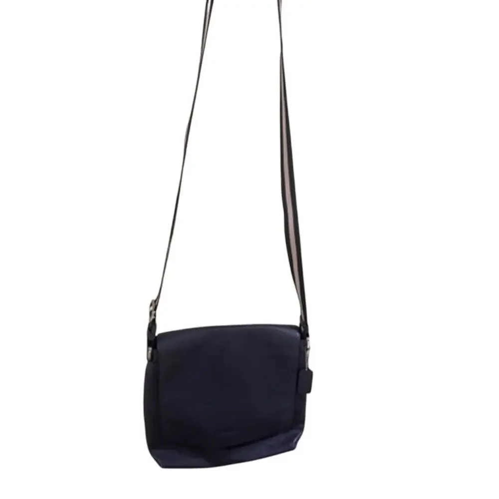CH028 Coach Charles Messenger Bag*Navy with Navy Cream crossbody*Unisex